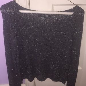 Long Sleeve Sparkly Sweater